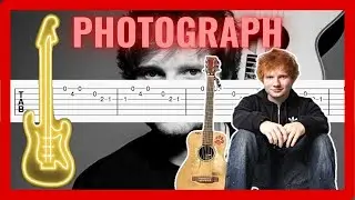 Ed Sheeran - Photograph | Easy Guitar Tab Tutorial + PDF Download 🎸