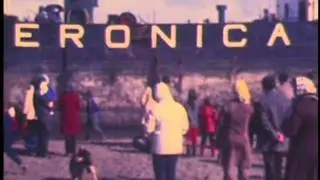 Veronica op het strand in Scheveningen 4-4-1973