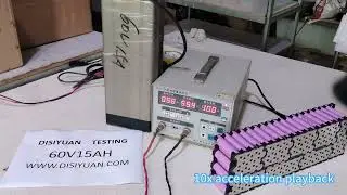 60V15AH Test Video Lithium Battery Capacity Test Video for Electric Vehicles