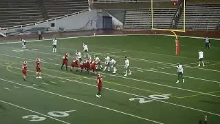 Sherbrooke Vert et Or's Jonathan Monger recovers a fumble on McGill's 2nd OT possession 10/11/24