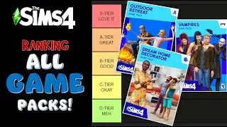 SIMS 4  |  RANKING ALL THE GAME PACKS!!