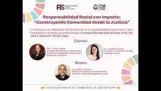 Responsabilidad Social con Impacto | Jornada completa en el Consejo de la Magistratura CABA