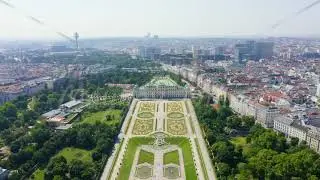Vienna, Austria. Belvedere is a baroque palace complex in Vienna. Built by Lucas von Hildebrandt at