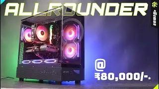 ₹80,000/- Allrounder PC Build | Ryzen 5 7600X + RTX 3060Ti [Malayalam] #asmrsounds