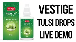 VESTIGE TULSI DROPS LIVE DEMO | Mani Entrepreneur | ARISE UPP7 GTR TEAM
