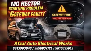 MG HECTOR STARTING PROBLEM                        SOLVE GATEWAY FAULT BY BYPASS DONE ✅