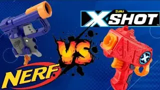(VS) NERF n strike elite jolt vs XSHOT micro || en ESPA&Ntilde;OL.
