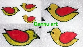 #Easy and quick unique wall hanging idea#How to make paper bird#paper craft#yt short#Home decor#Diy