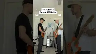 80&rsquo;s vs 90&rsquo;s Guitar Riffs #guitar #metallica #nirvana #80s #90s #rockmusic #grunge #metal #shorts