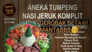 Tumpeng Nasi Jeruk Gerobak cinematic ad videos || GEROBAKBETAWI