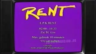 E.P.K Rent (Joop van den Ende Producties) | Musical | Press Kit