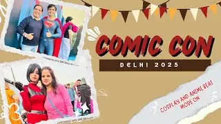 Comic Con 2025 Delhi👍 ! Best Event in Delhi ❤️! Cosplay,Cartoon and game #event #delhi #delhievents 