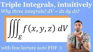 How to Solve Triple Integrals - Calc 3 / Multivariable Calculus Lesson & Examples