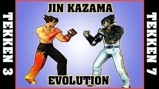 JIN KAZAMA evolution [TEKKEN 3 - TEKKEN 7]