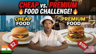 Trying Cheap Food And Expensive Food 