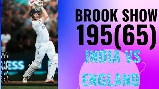 HARRY BROOK BRILIANT INNINGS 195(65)||AGAINST INDIA||INDIA TOUR OF ENGLAND