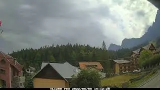 Orographic convection and stratiform clouds, Prahova Valley - Timelapse 08 August 2022