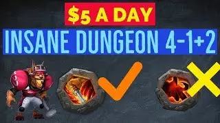 INSANE DUNGEON 4-1+2.  CRYSTAL COFFER