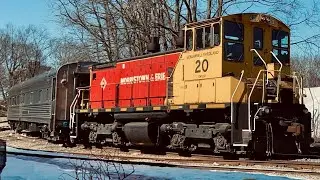 Morris & Essex Line Action At  Morristown 3/15/21