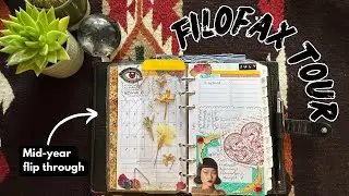 Mid-year Filofax tour | Goal tracking, reading lists, and freelance planning