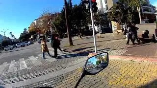 Alanya'da -1 havada motorsiklet sürmek 