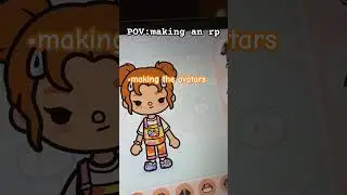 Making a role play be like&hellip;(#tocaboca #funny #aesthetic #house #cartoon #kids #roleplay #relatable )