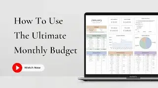 Ultimate Monthly Budget Spreadsheet for Google Sheets - Plannify Sheets
