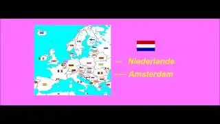 Die 28 EU-L&auml;nder, ihre Hauptst&auml;dte und Flaggen lernen.