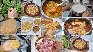 Silent Vlog! daily routine! Bachchon ka tiffin! breakfast,Lunch,Dinner!Winter Special Gosht Ka Salan