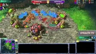 StealthTV EP2 Starcraft 2 Seedling v Spyderslayer ZvZ