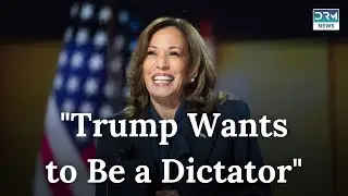 Kamala Harris Warns: Trump&rsquo;s Quest for Power Puts Democracy at Risk | US Elections | DRM News | AC1G