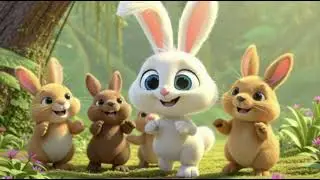 Episode 1. Meet Poggy | A Cute Bunny’s First Jungle Adventure.