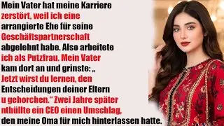 Mein Vater zerstörte meine Karriere für eine Zwangsheirat – was Oma mir hinterließ, änderte alles