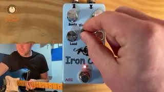 IRON CAT Pedal Demo | Pussy Melter Clone | High-Gain Metal Hair Rock Tone | By Andysguitargear.co.uk