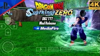 New DBZ TTT mod | DRAGON BALL SPARKING ZERO | PPSSPP | MEDIAFIRE DOWNLOAD 