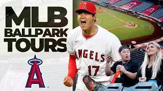 SHOHEI OHTANI BOBBLEHEAD NIGHT | Angels Ballpark Tour | Paige Halstead & Eric Sim