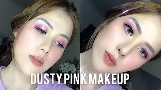 Dusty Pink Flawless Makeup | Marshella Eyya