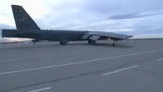 B-52 takeoff and landing.  Cockpit view. #NorthDakota#MinotAFB#B52Stratofortress
