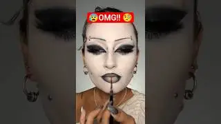 👻Scary Makeup Look 😯#short #scarymakeup #halloweenmakeup #viral #trending
