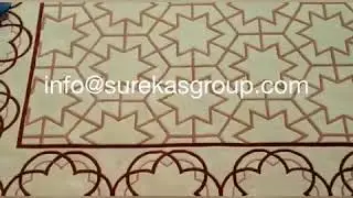 Extra large size custom rug in wool and silk manufacturers in India