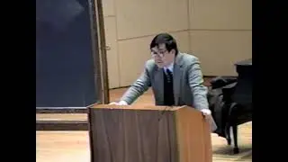 Harvard lecture by TU Weiming on Moral Reasoning 1996.04.01