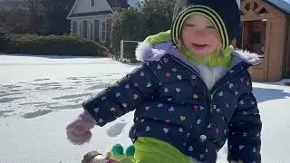 First Snow for Jess
