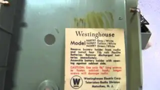 Westinghouse model H699P7 7 Transistor radio (made in the USA)