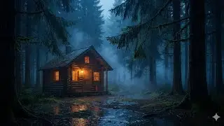 Un lugar seguro para dormir 🕯️ Sonidos nocturnos #sleepmusic #calm #ansiedad #rain 