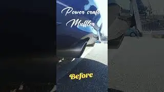 New power craft muffler パワークラフトマフラー#パワークラフト #v36 #g37coupe #skyline #スカイライン