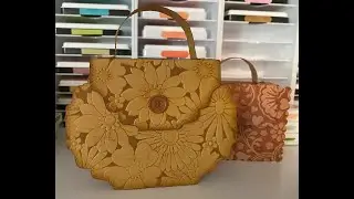 Faux Tooled Leather Paper Gift Purse!