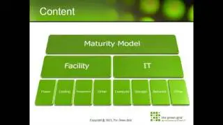 The Green Grid DCMM Tutorial Preview