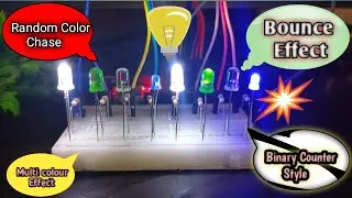 Arduino ke Sath LED Lighting Effects | Hypnotic Spiral & Bounce Pattern | Full Hindi Explanation