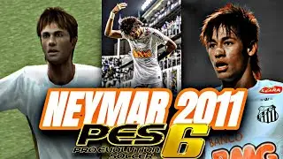 &iquest;COMO CREAR a NEYMAR 2011 en el PES 6? | Tutorial + gameplay