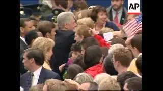 IRELAND: LIMERICK: US PRESIDENT CLINTON VISIT